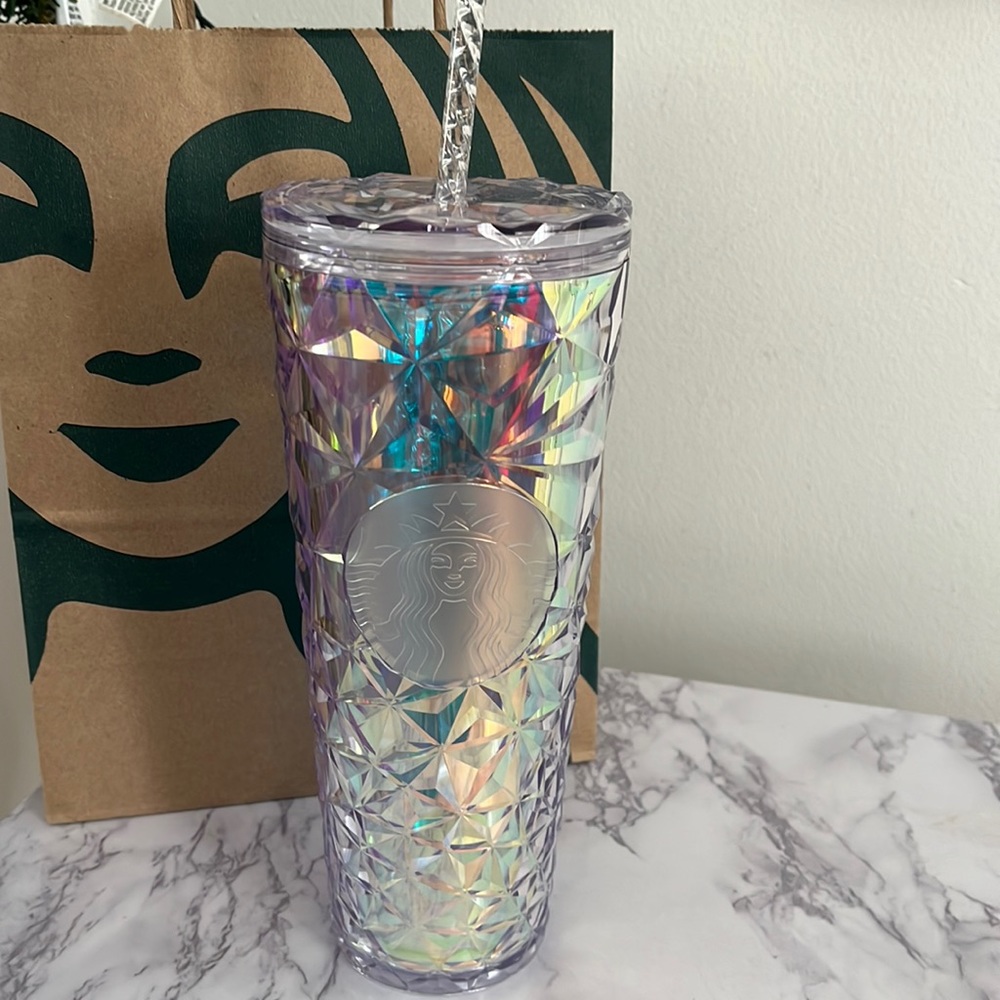 NWT ✨Starbucks Prism Holiday 2023 Cold Cup 24oz